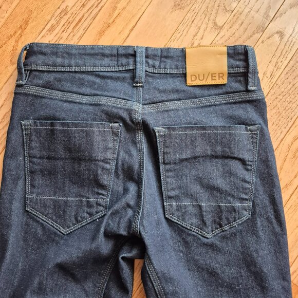 DU/ER Duer L2X Slim Fit Jeans Blue Denim Stretch Coolmax Outdoor - Picture 10 of 14
